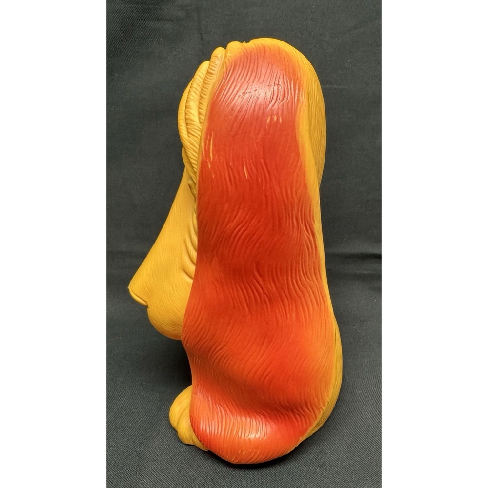 Vintage 1971 Axelrod Blow Mold Coin Bank Crying Basset Hound - Picture 9 of 12